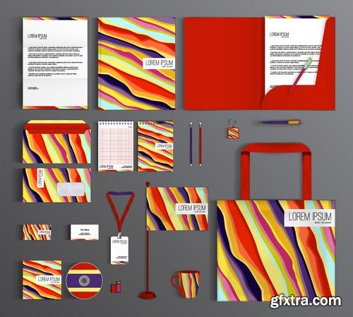 Corporate Identity Template - Vector Design Business Set, 20x EPS