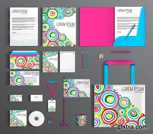 Corporate Identity Template - Vector Design Business Set, 20x EPS