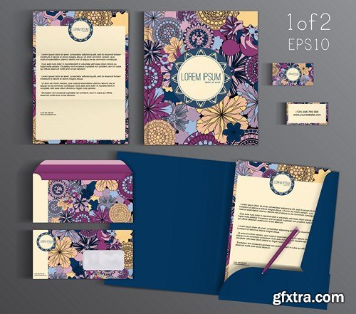 Corporate Identity Template - Vector Design Business Set, 20x EPS