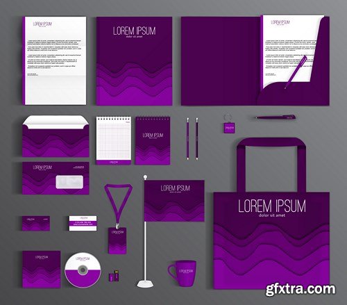 Corporate Identity Template - Vector Design Business Set, 20x EPS