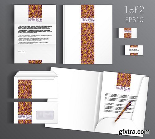 Corporate Identity Template - Vector Design Business Set, 20x EPS