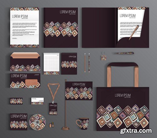 Corporate Identity Template - Vector Design Business Set, 20x EPS