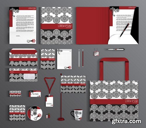 Corporate Identity Template - Vector Design Business Set, 20x EPS