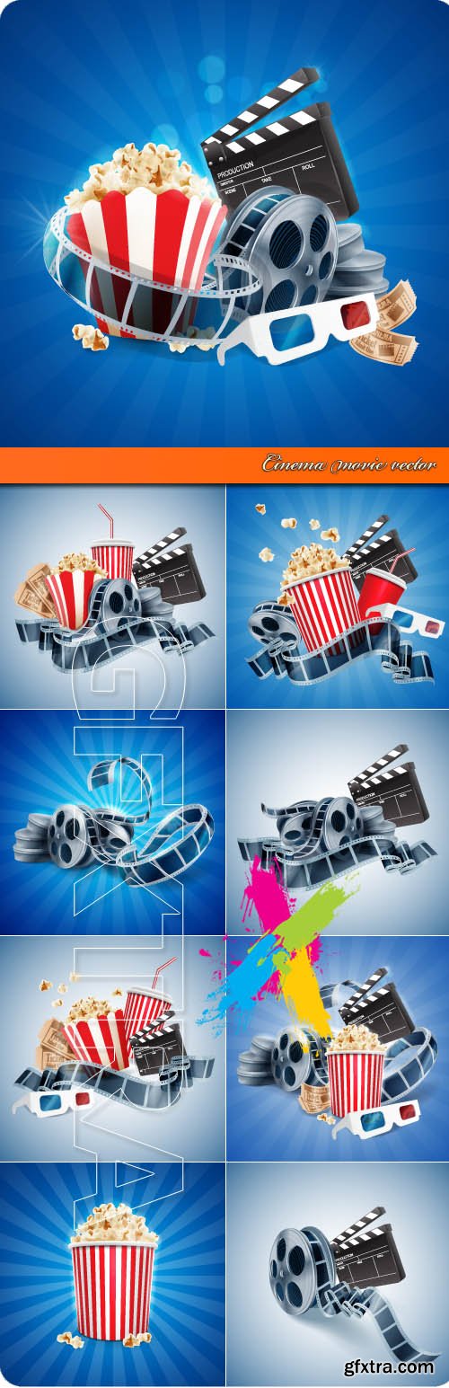 Cinema movie vector