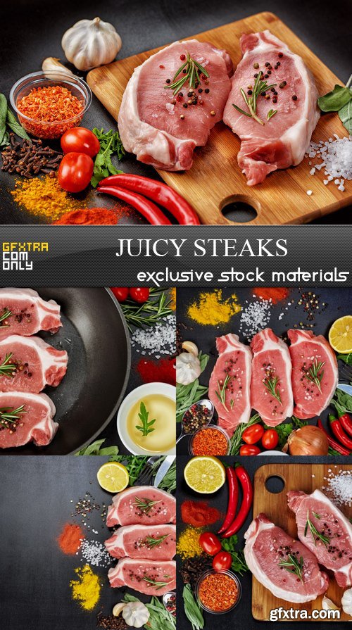 Juicy Steaks - 5 UHQ JPEG