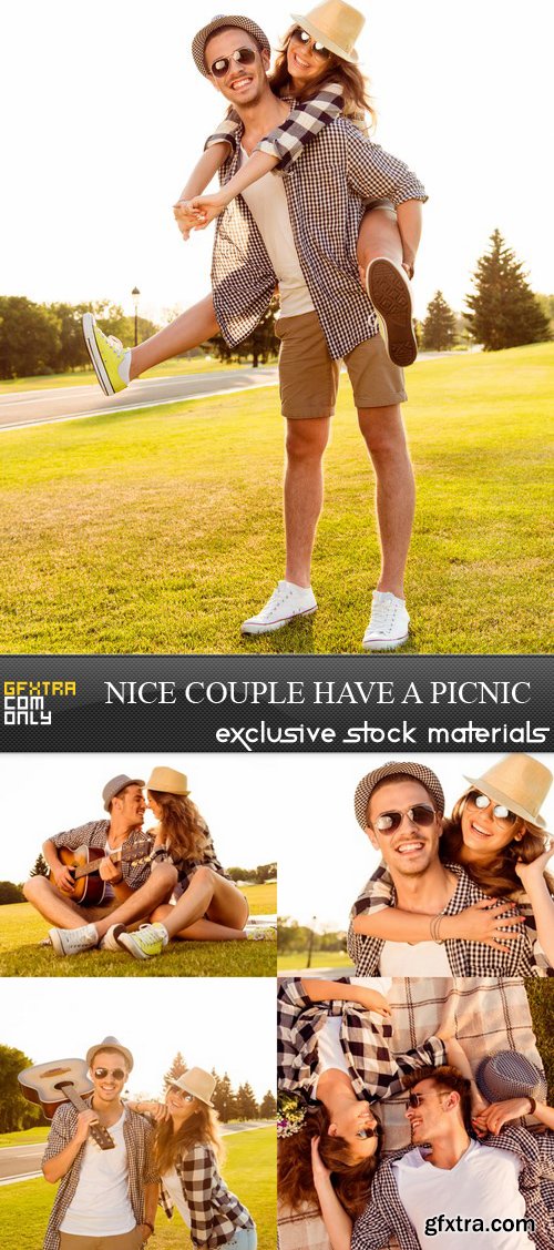 Nice Couple have a Picnic - 5 UHQ JPEG