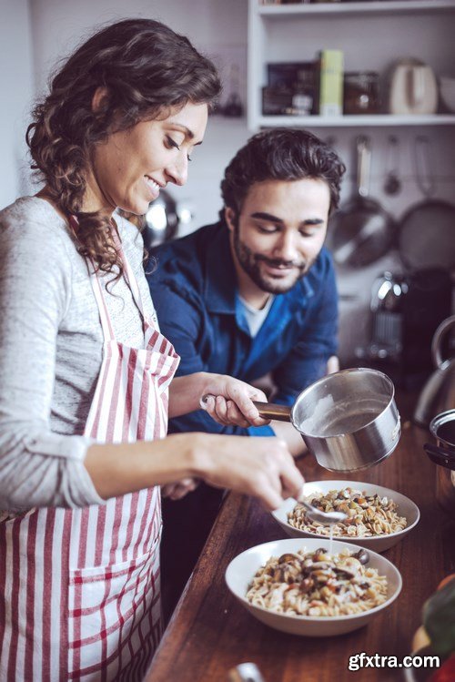 Young Couple is Cooking - 5 UHQ JPEG