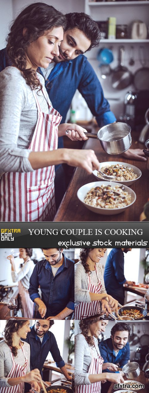 Young Couple is Cooking - 5 UHQ JPEG