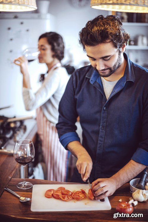 Young Couple is Cooking - 5 UHQ JPEG