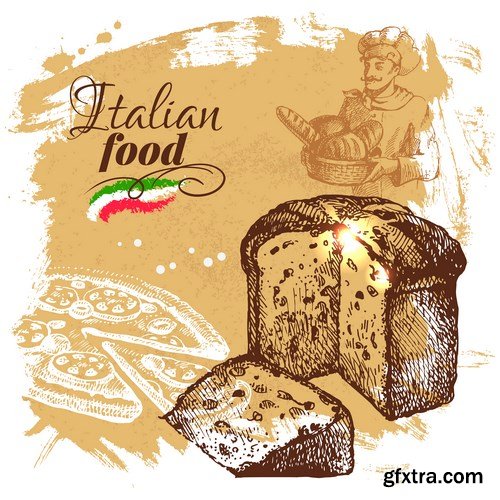 Italian Food - 5xEPS