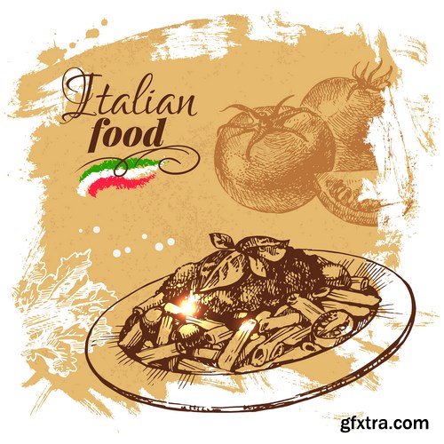 Italian Food - 5xEPS