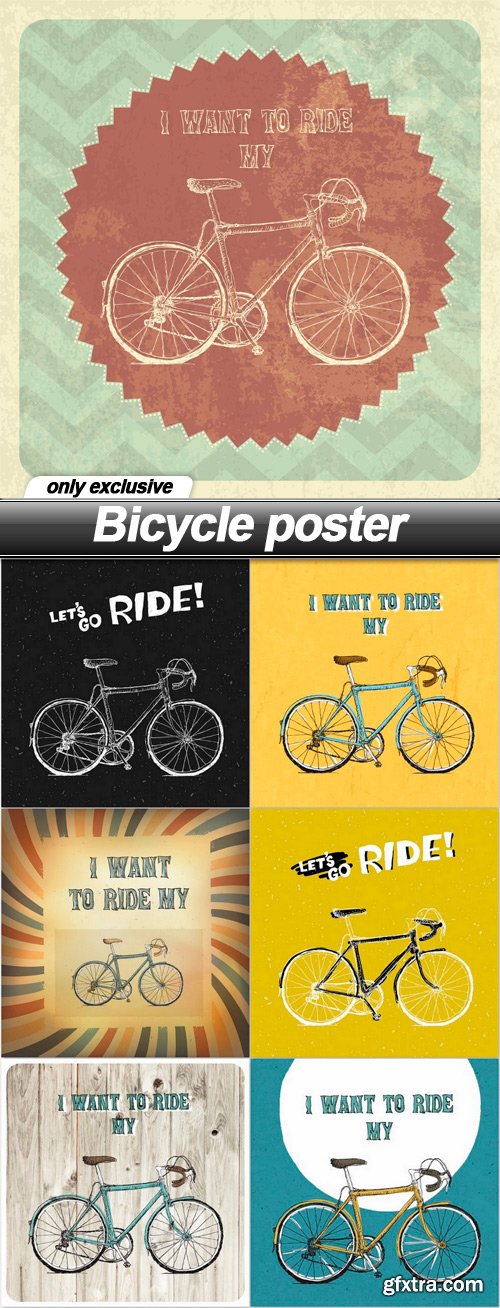 Bicycle poster - 7 EPS