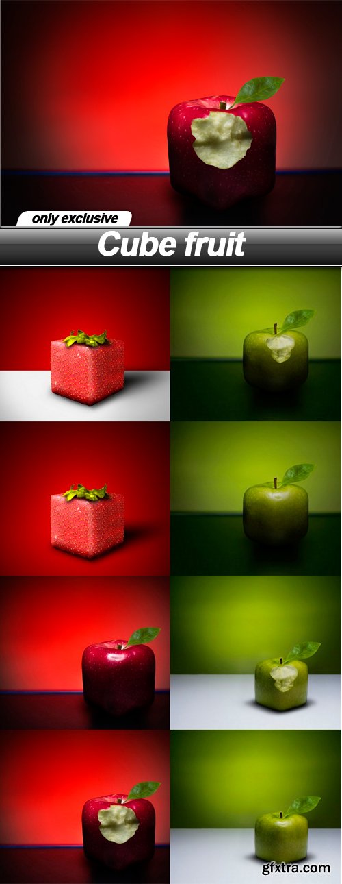 Cube fruit - 8 UHQ JPEG