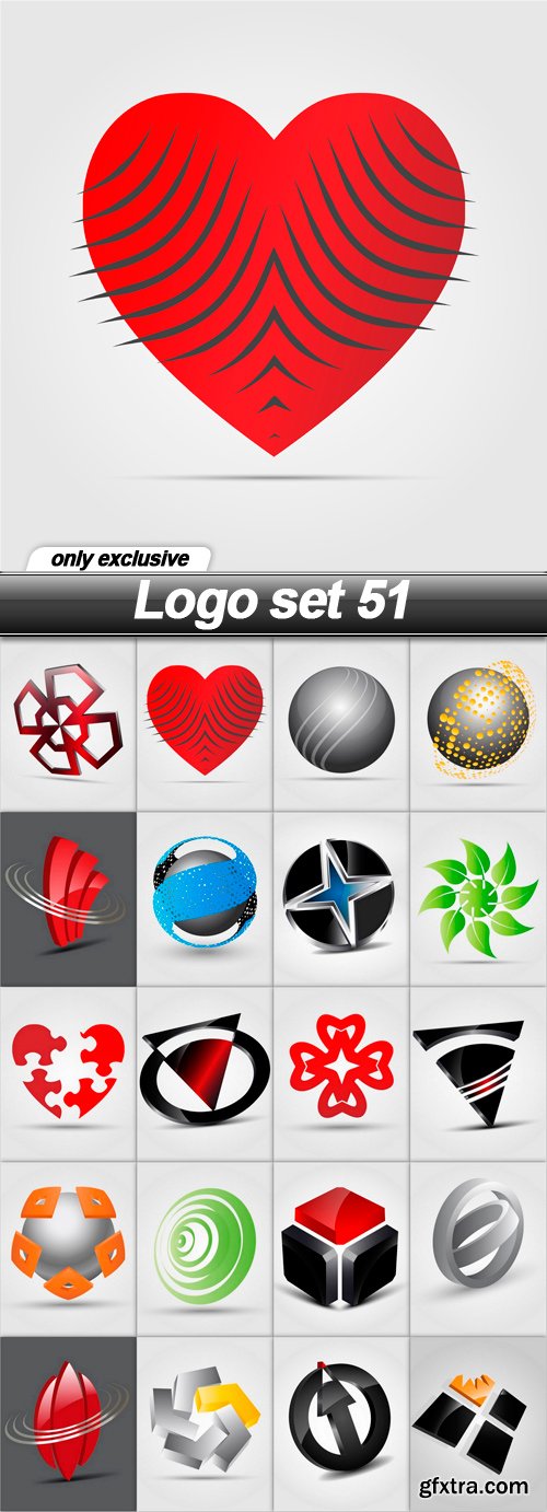 Logo set 51 - 20 EPS