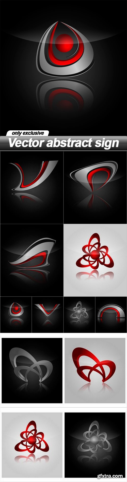 Vector abstract sign - 10 EPS