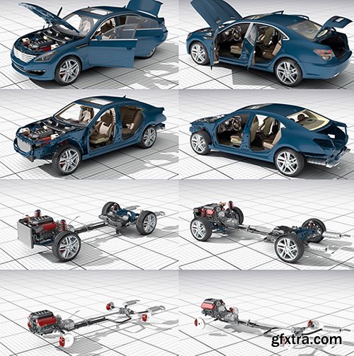 Dosch 3D: Car Details 2015 - Collada