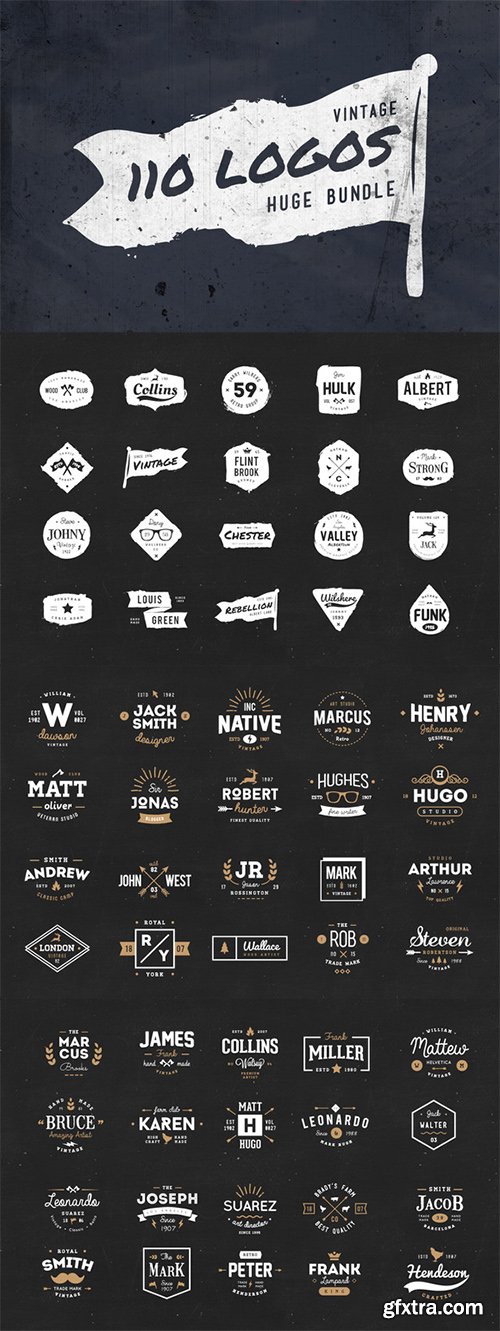 CM 110 Vintage Logos Bundle 107758