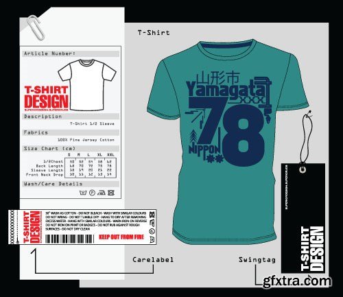 T-Shirts Design, 30x EPS