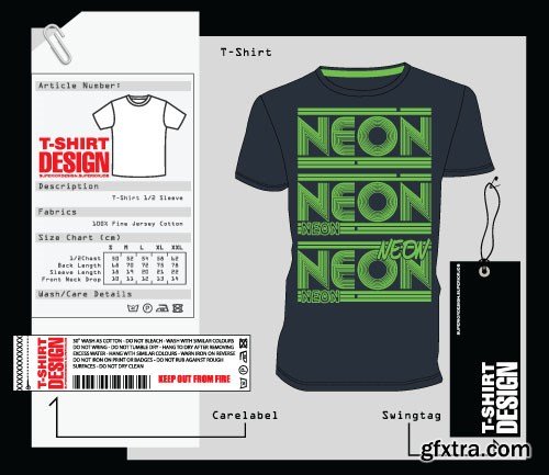 T-Shirts Design, 30x EPS