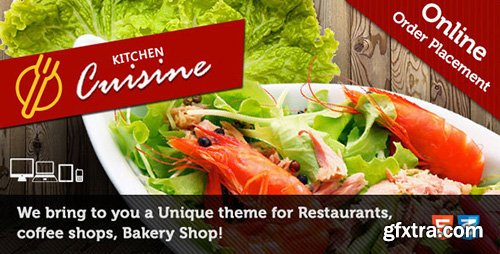 ThemeForest - Kitchen Cuisine v1.3.0 - Restaurants & Cafe HTML Template - 6200411