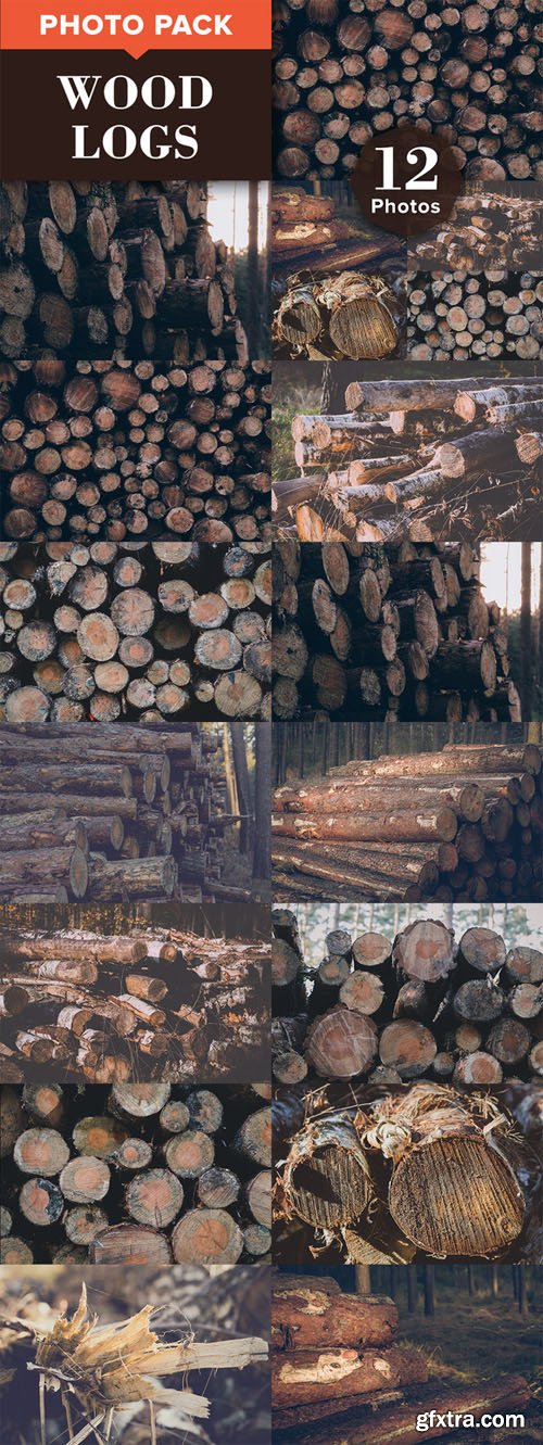 WOOD LOGS (12 Premium Photos) - CM 317876