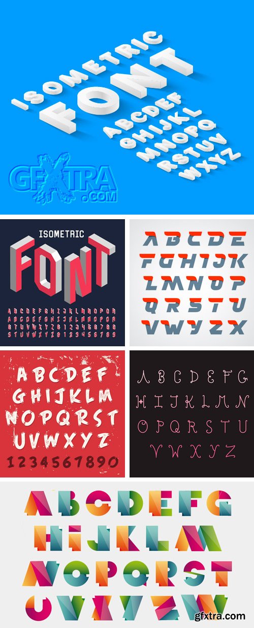 Amazing SS - Alphabets Design 6, 25xEPS