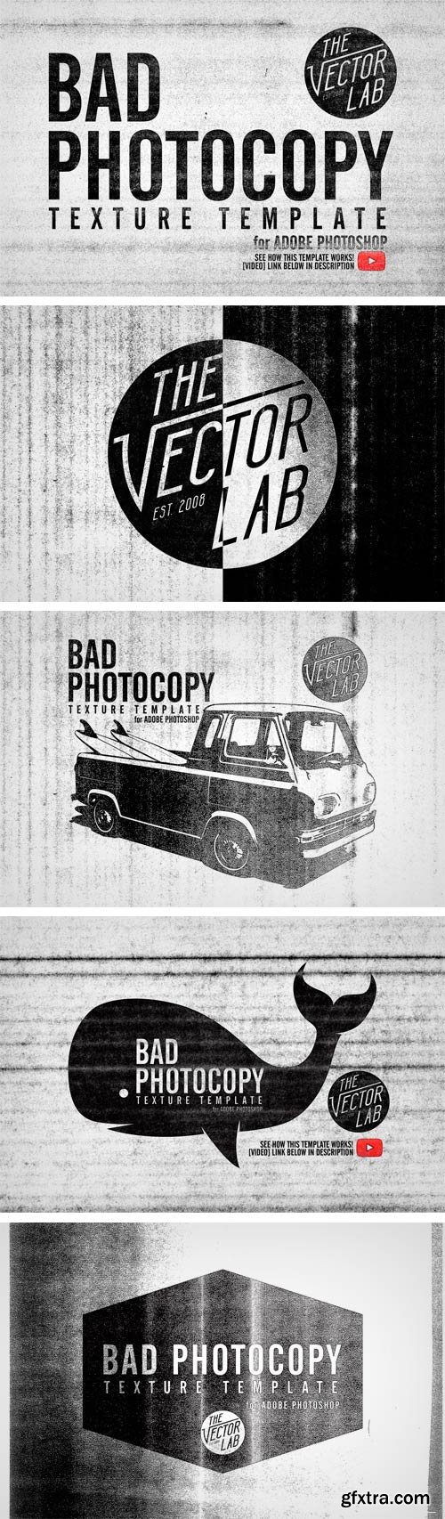 CM 64168 - Bad PhotoCopy Texture Template