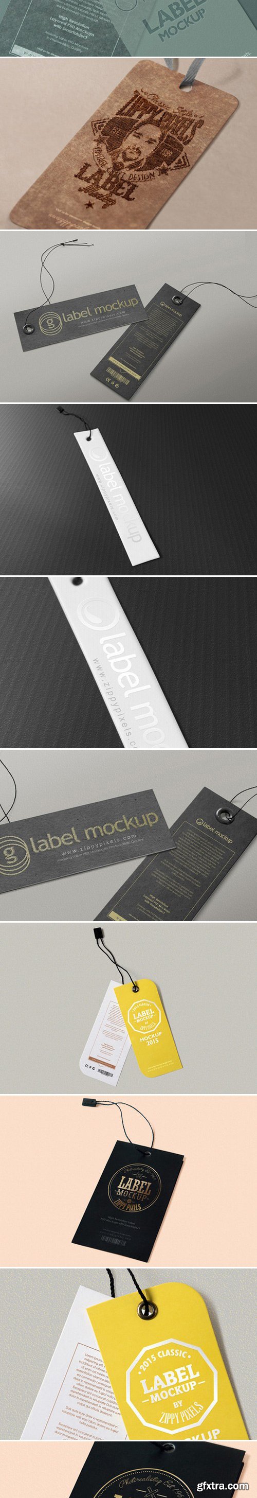 CM - Apparel Label & Tag Mockups Vol. 1 377050