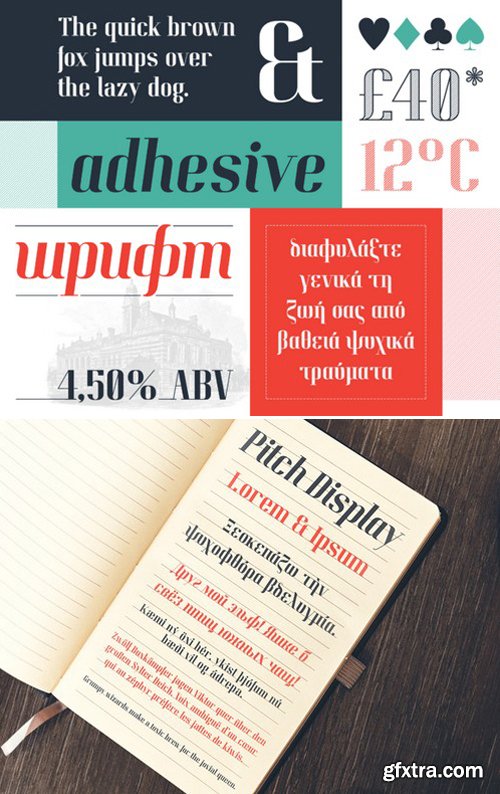 CM - Pitch Display Typeface 384619