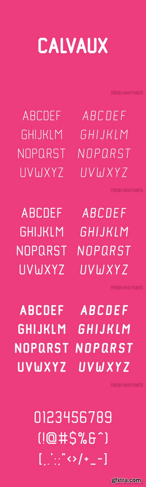 CM - Calvaux Font Family 26767