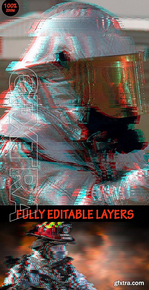 GraphicRiver - Glitch Photo Effect 13087951