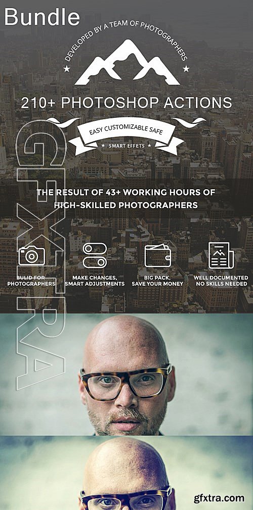 GraphicRiver - 210+ Photoshop Actions 13038151