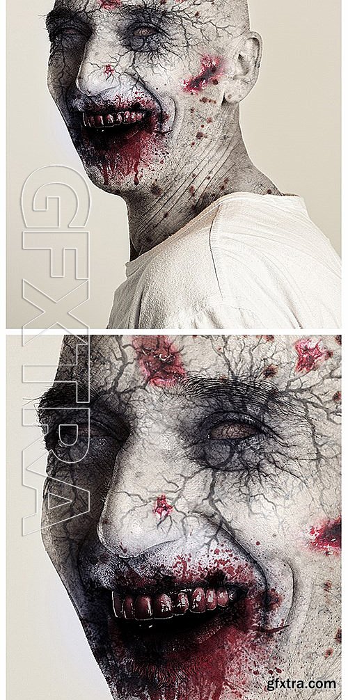 GraphicRiver - Zombie Photoshop Action 13077710