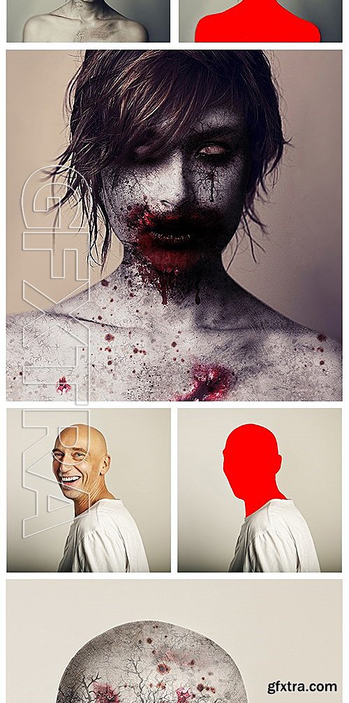 GraphicRiver - Zombie Photoshop Action 13077710