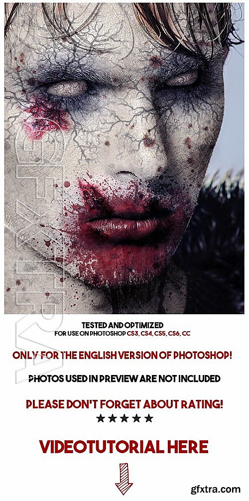 GraphicRiver - Zombie Photoshop Action 13077710