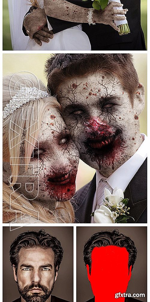 GraphicRiver - Zombie Photoshop Action 13077710