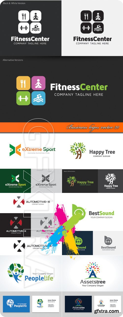 Business logos vector 20