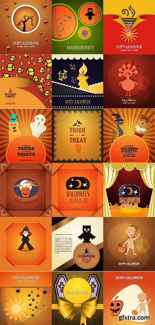 100 Halloween Illustrations 2