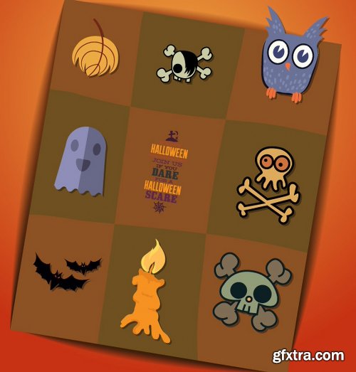 100 Halloween Illustrations 2