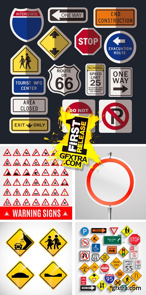 Amazing SS - Traffic Signs, 25xEPS