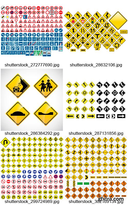 Amazing SS - Traffic Signs, 25xEPS