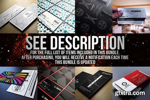 CreativeMarket 100 Massive Business Card Bundle 358558