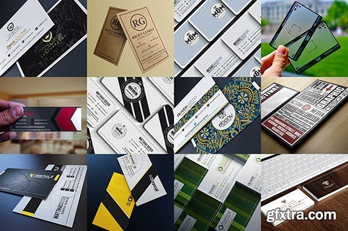 CreativeMarket 100 Massive Business Card Bundle 358558