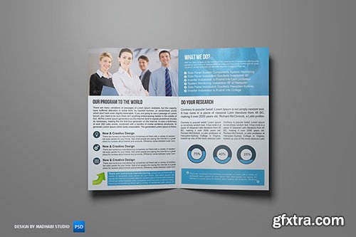 CreativeMarket Corporate Bifold Brochure Vol 06 - 388643