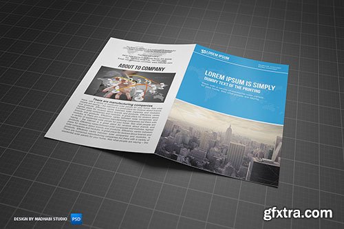 CreativeMarket Corporate Bifold Brochure Vol 06 - 388643