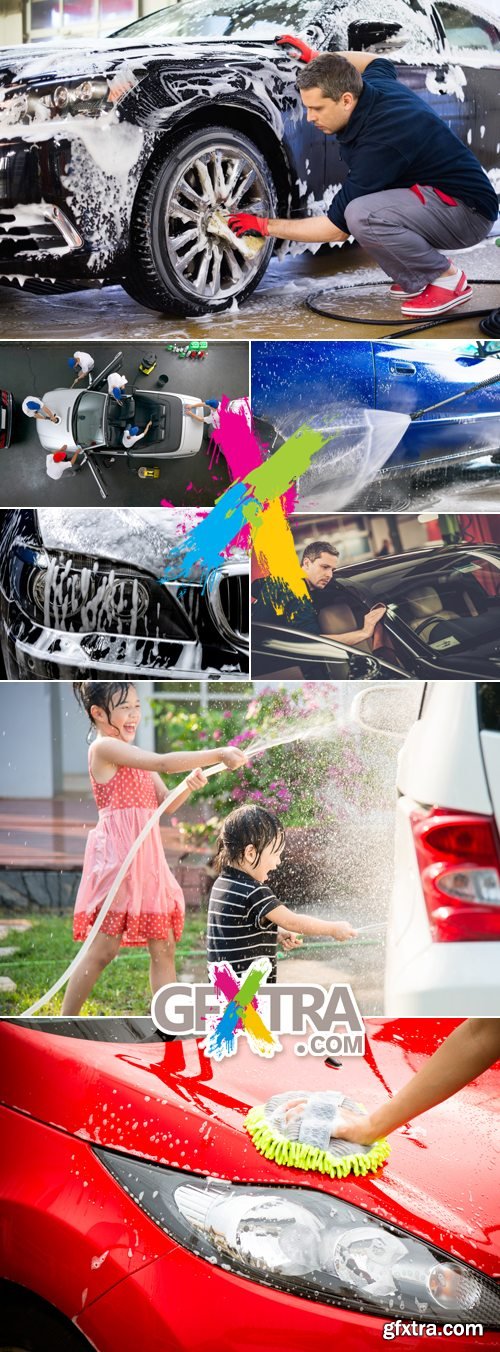 Stock Photo - Car Washing