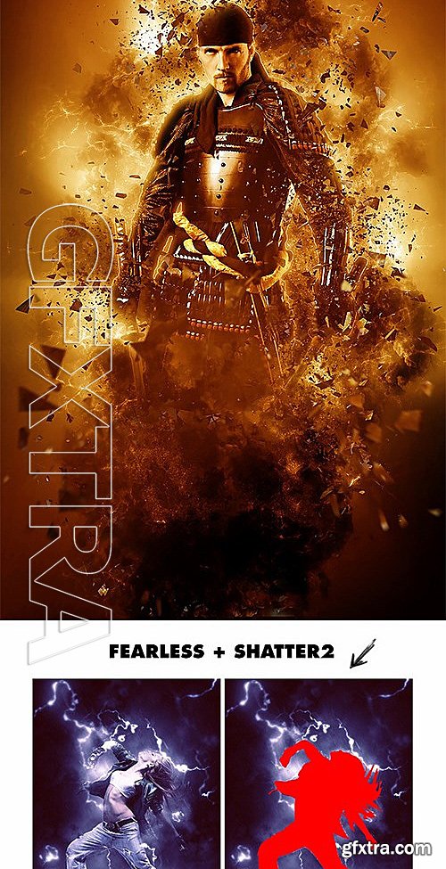 GraphicRiver - Shatter2 Photoshop Action 13001535