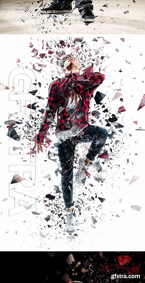 GraphicRiver - Shatter2 Photoshop Action 13001535