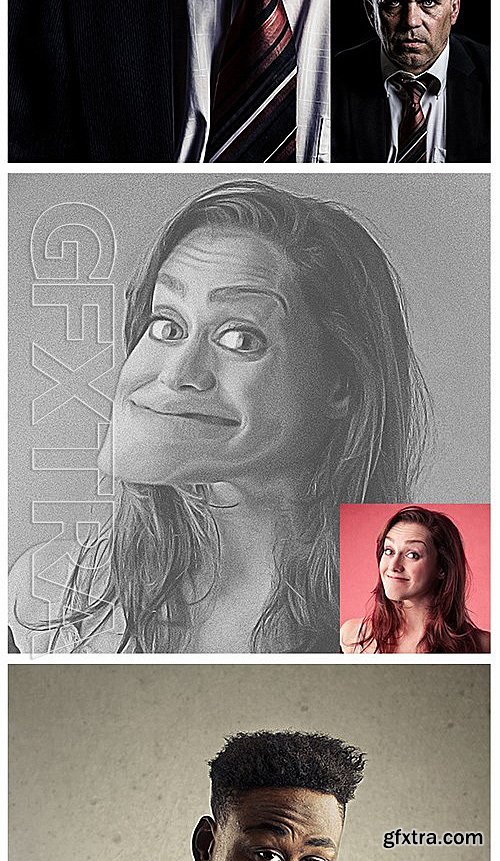 GraphicRiver - Caricature Photoshop Action 12953551