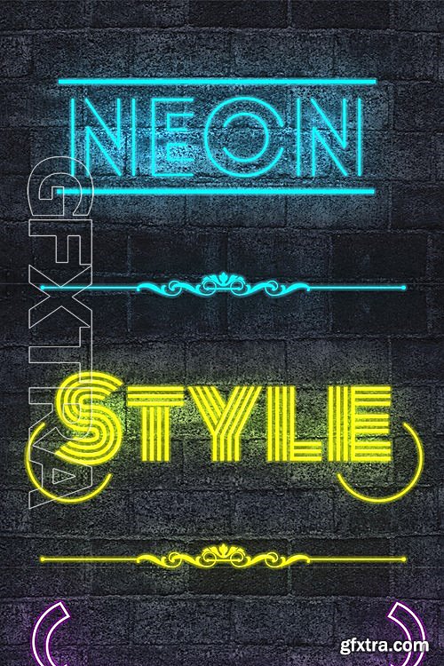 GraphicRiver - Neon Text Styles V2 13046977